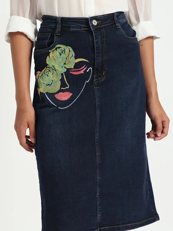 Blue_Bloom_with_Grace_Hand-Painted_Denim_Skirt_For_Women