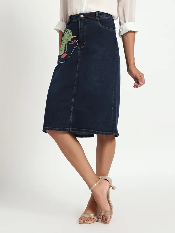Blue_Bloom_with_Grace_Hand-Painted_Denim_Skirt_For_Women