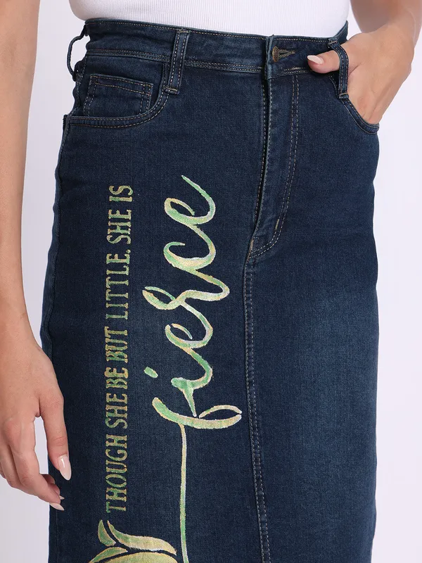 Blue_Fierce_Inspirational_Midi_Denim_Skirt_For_Women
