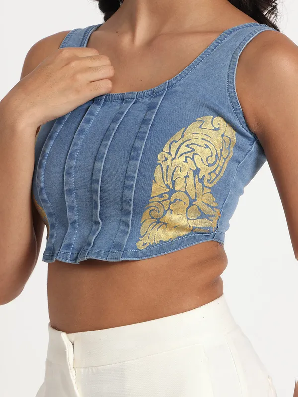 Blue_Golden_Grace_Stylish_Denim_Jeans_Top_For_Women