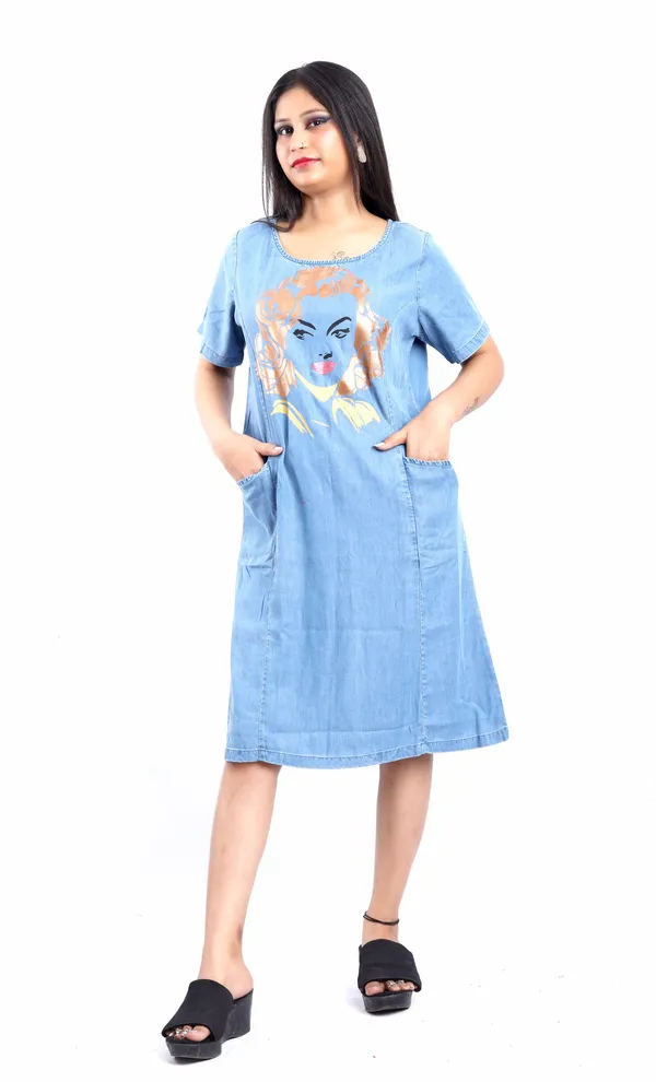 Blue_Monroe_Midi_With_Jeans_Dress_Hand_Painted_For_Women