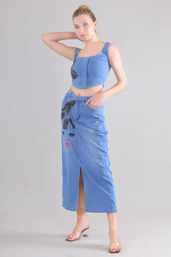 Blue_Midnight_Bloom_Denim__Co-Ord_Set_For_Women
