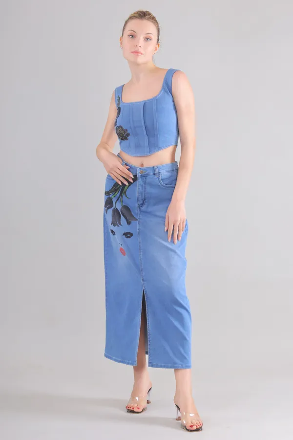 Blue_Midnight_Bloom_Denim__Co-Ord_Set_For_Women