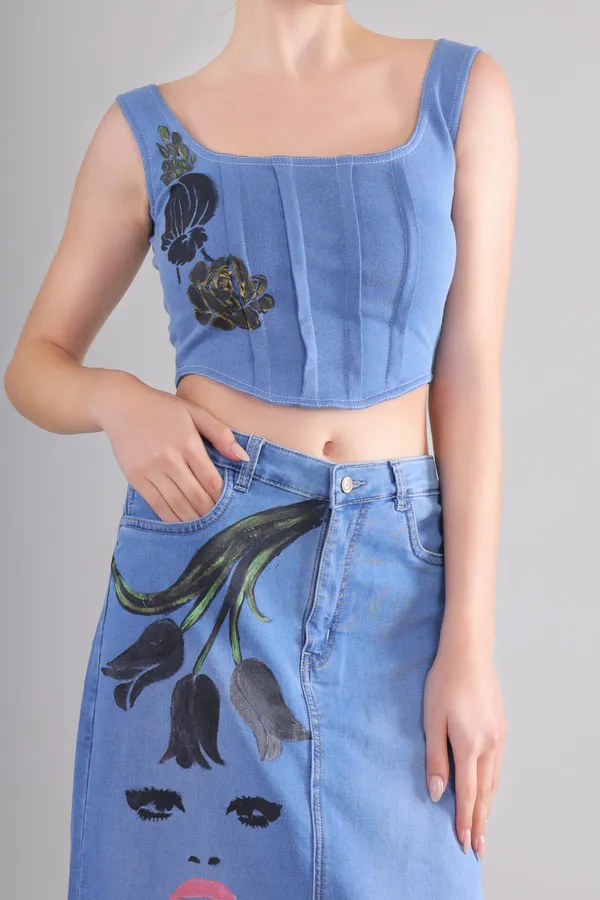 Blue_Midnight_Bloom_Denim__Co-Ord_Set_For_Women