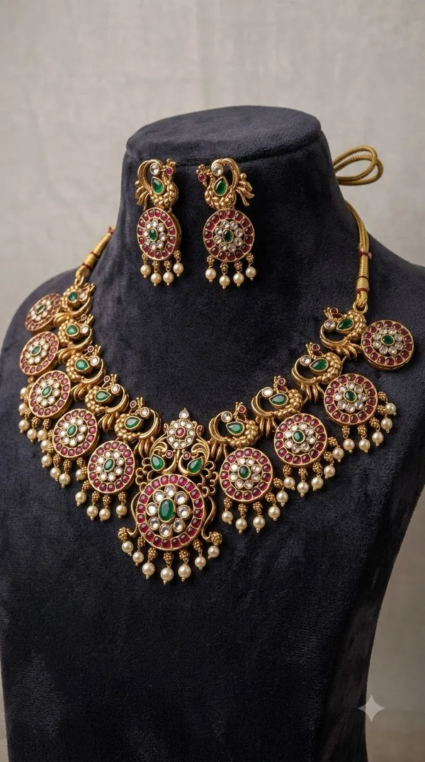 Gold_Tone_Kundan_Necklace_Set_For_Women