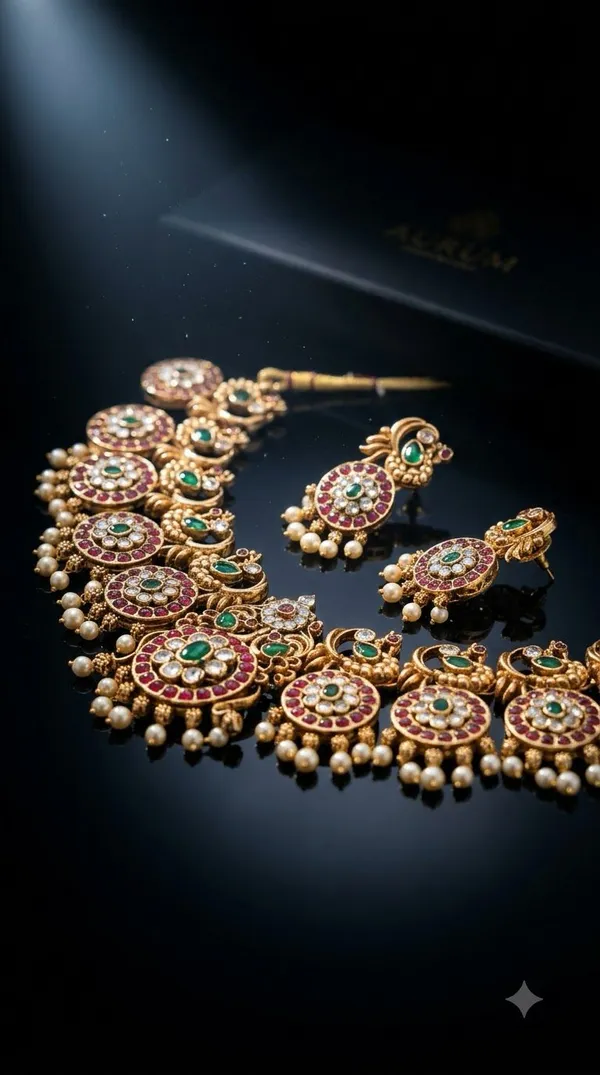 Gold_Tone_Kundan_Necklace_Set_For_Women