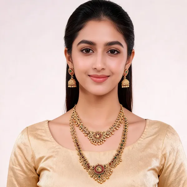 Gold_Tone_Temple_Jewellery_Set_For_Women