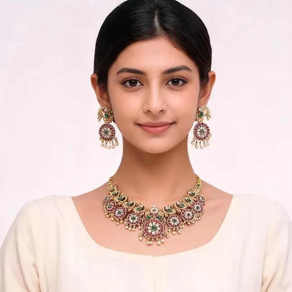 Gold_Tone_Kundan_Necklace_Set_For_Women