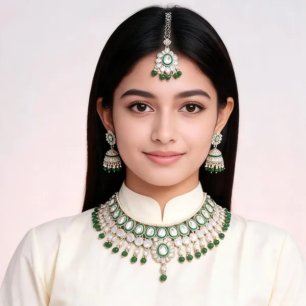 Green_Kundan_Style_Bridal_Jewellery_Set_For_Women