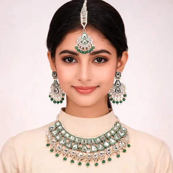Green_Stone_Embellished_Jewellery_Set_For_Women