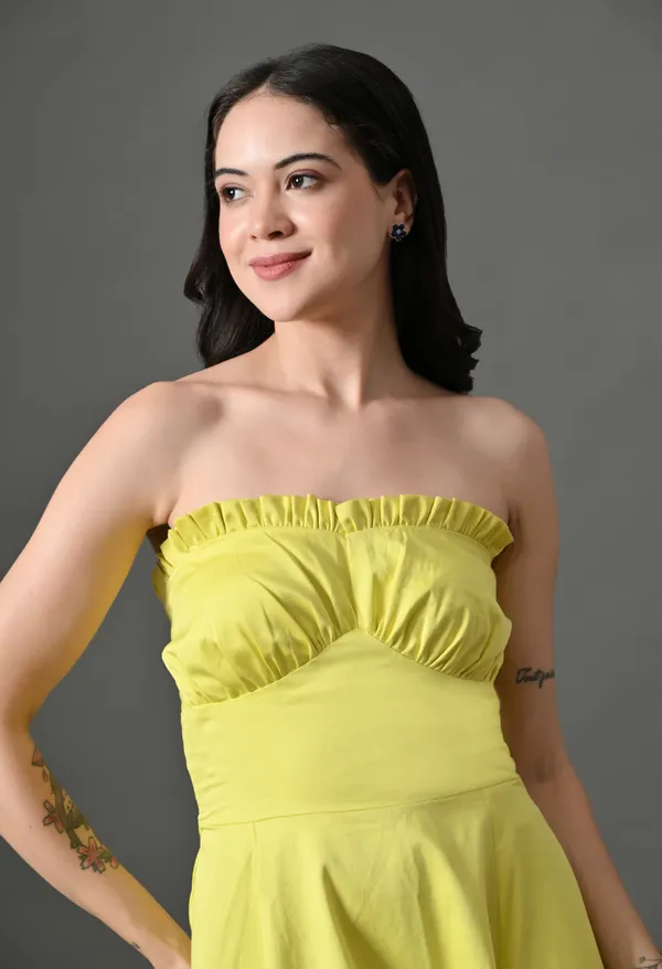Lemon_The_Strapless_Edit_Cotton_Dress_For_Women