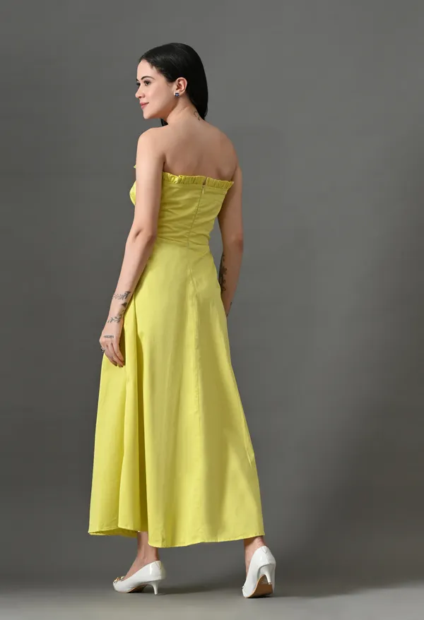 Lemon_The_Strapless_Edit_Cotton_Dress_For_Women