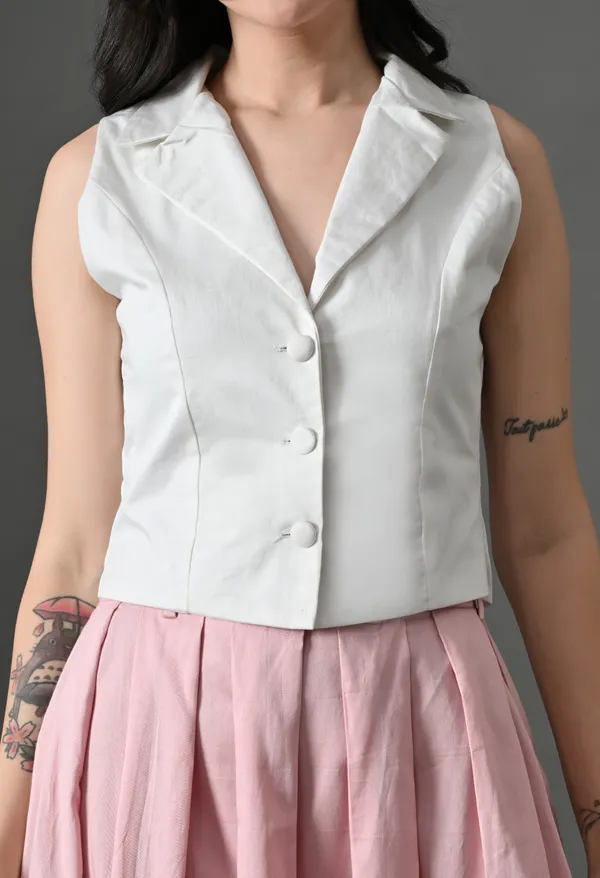 Pink_Sassy_Fusion_Cotton_Skirt_with_top_For_Women