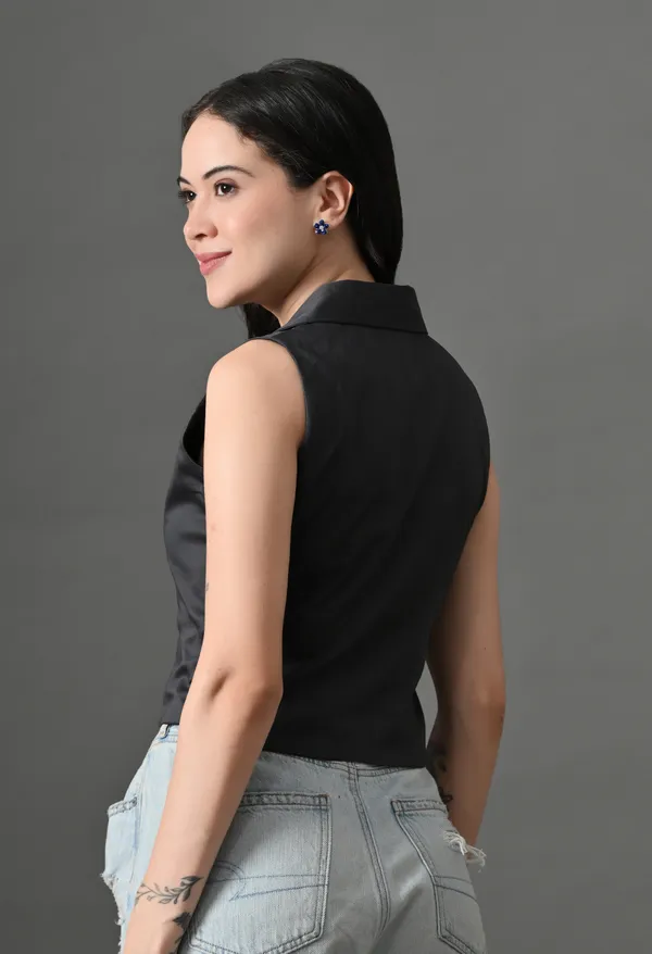 Red_Cotton_Corsia_Corset_Top_&_Black_Waistcoat_Top_For_Women_(Pack_Of_2)