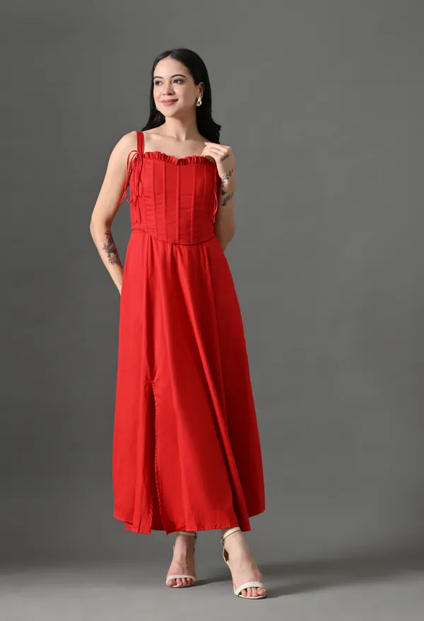 Red_Boss_Bodice_Cotton_Corset_Dress_For_Women