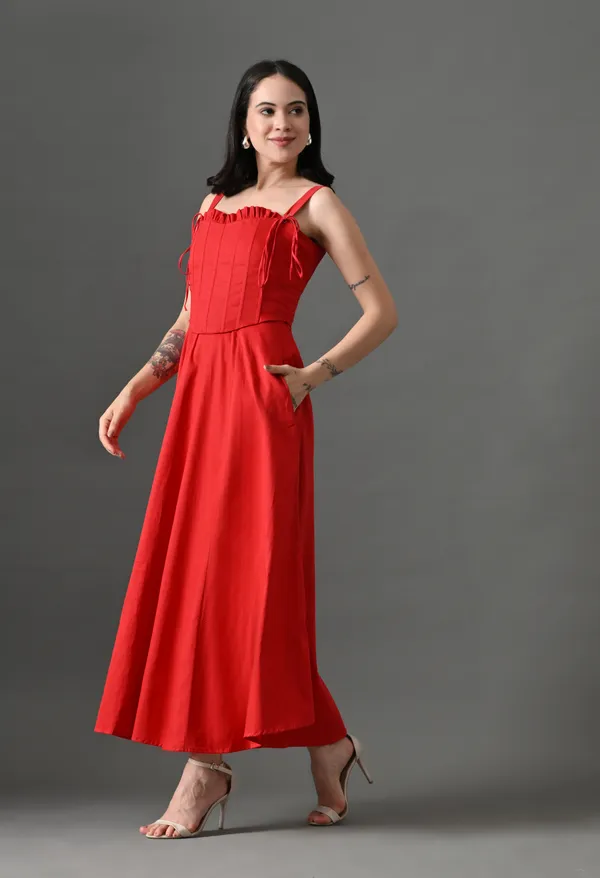Red_Boss_Bodice_Cotton_Corset_Dress_For_Women