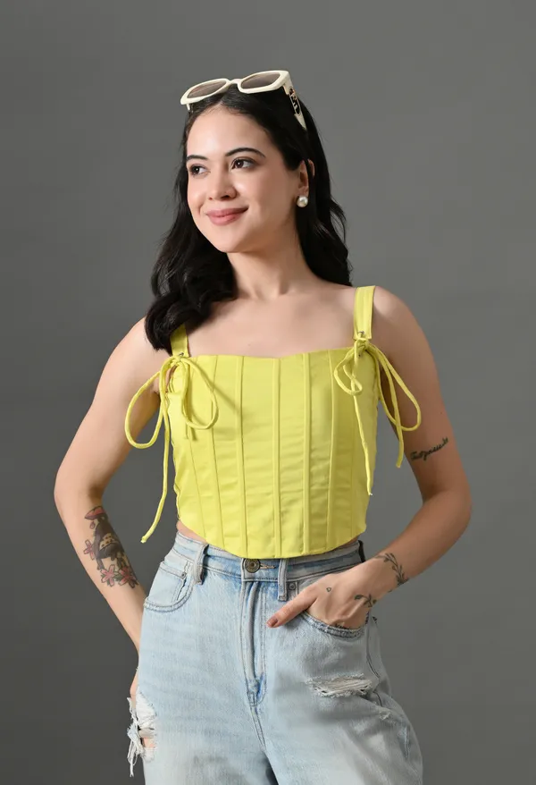 Lemon_Corsia_Cotton_Corset_Top_For_Women