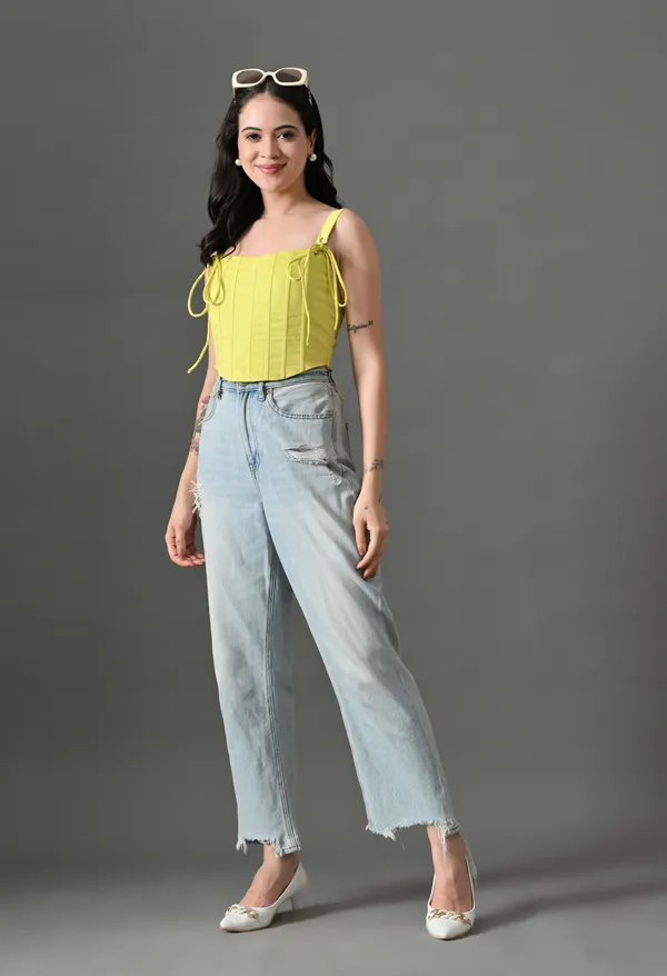 Lemon_Corsia_Cotton_Corset_Top_For_Women