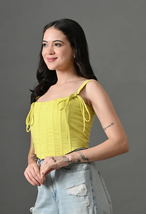 Lemon_Corsia_Cotton_Corset_Top_For_Women