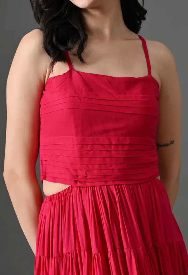 Pink_Bubblegum_Babe_Cotton_Dress_For_Women