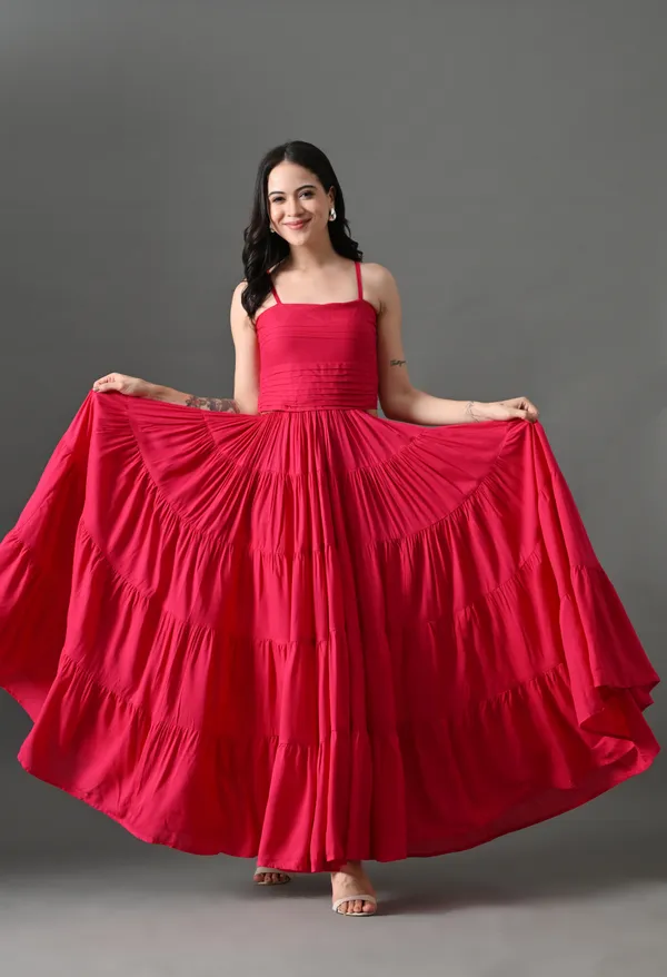 Pink_Bubblegum_Babe_Cotton_Dress_For_Women