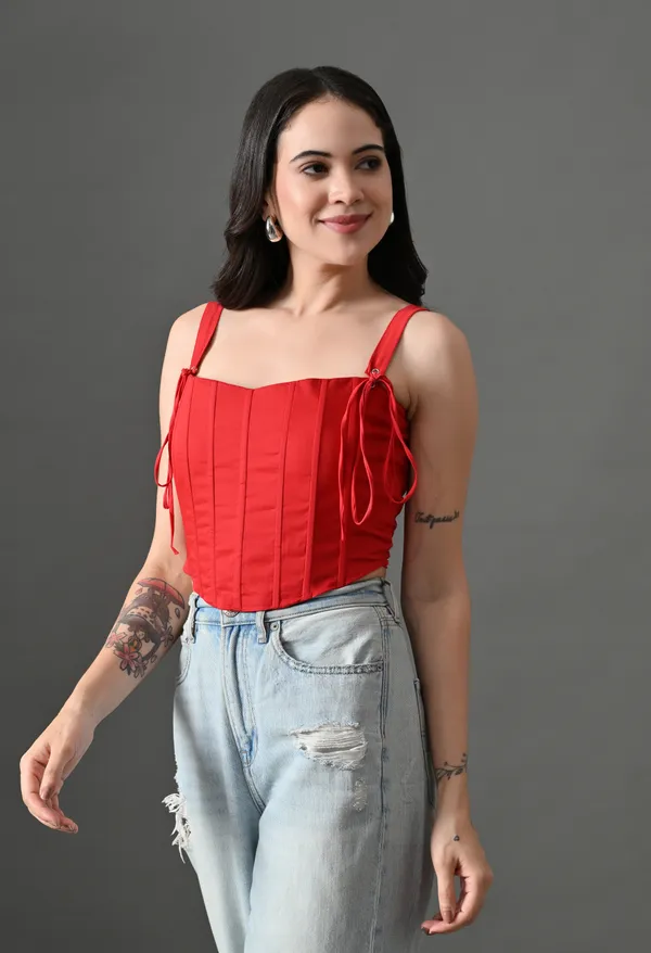 Red_Corsia_Cotton_Corset_Top_For_Women