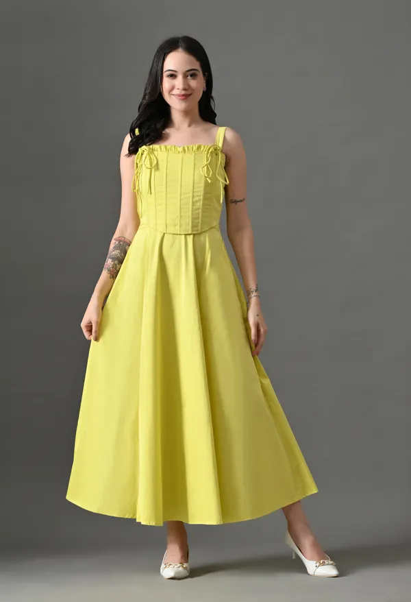 Lemon_Boss_Bodice_Cotton_Corset_Dress_For_Women