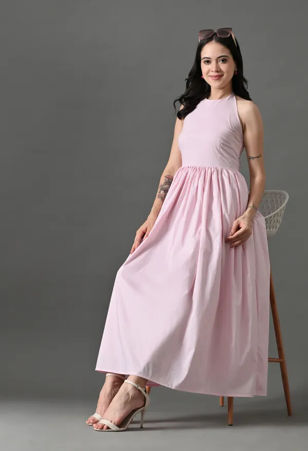 Pink_Sun-Kissed_Bloom_Cotton_Long_Dress_For_Women