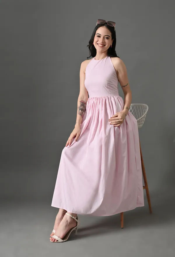 Pink_Sun-Kissed_Bloom_Cotton_Long_Dress_For_Women