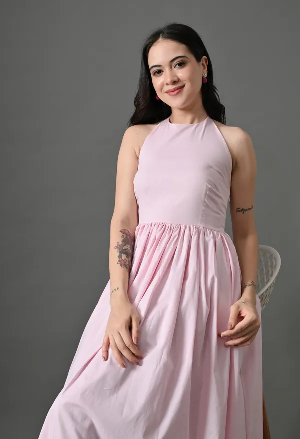 Pink_Sun-Kissed_Bloom_Cotton_Long_Dress_For_Women