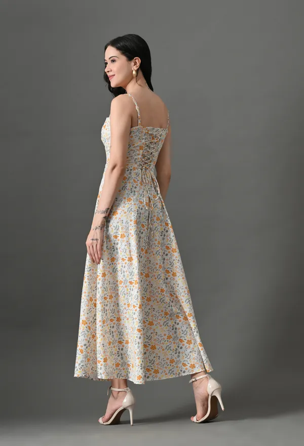 Black_Cotton_Mellow_Mood_Dress_&_Yellow_Floral_Kiss_Maxi_Dress_For_Women_(Pack_Of_2)
