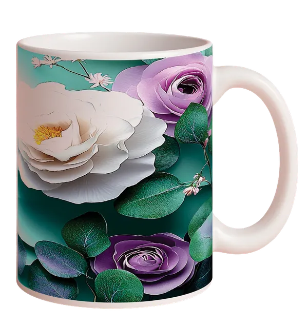 Multicolor_Ceramic_Flowers1_Printed_Microwave_Safe_Mugs