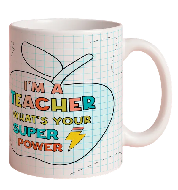 Multicolor_Ceramic_I_am_a_teacher_Printed_Microwave_Safe_Mugs