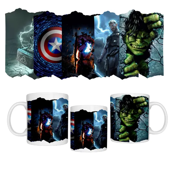 Multicolor_Printed_Marvel_Ceramic_Mugs_Ideal_For_Gifts_And_Home