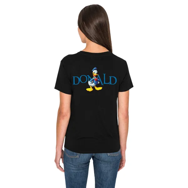 Donald_Duck_Black_Printed_T-Shirt_for_Women_–_Trendy__Casual_Tee