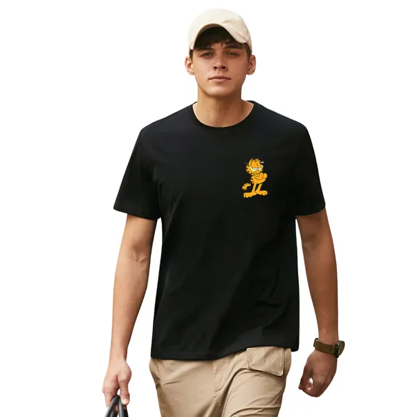 Garfield_Black_Printed_T-Shirt_for_Men_–_Stylish_Round_Neck_Half_Sleeve_Cotton_Tee