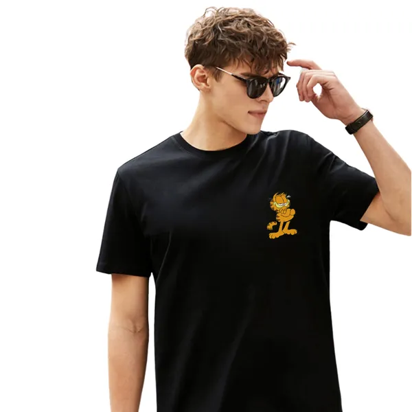 Garfield_Black_Printed_T-Shirt_for_Men_–_Stylish_Round_Neck_Half_Sleeve_Cotton_Tee