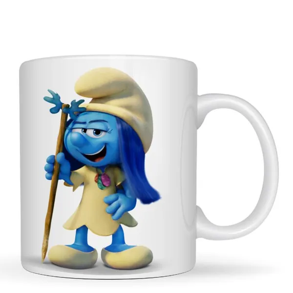 Multicolor_Printed_Smurfs_Ceramic_Mugs__Ideal_For_Gifts_And_Home