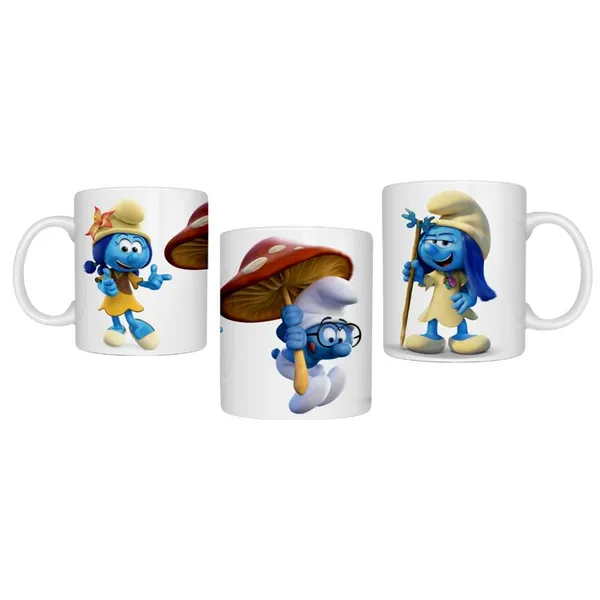 Multicolor_Printed_Smurfs_Ceramic_Mugs__Ideal_For_Gifts_And_Home