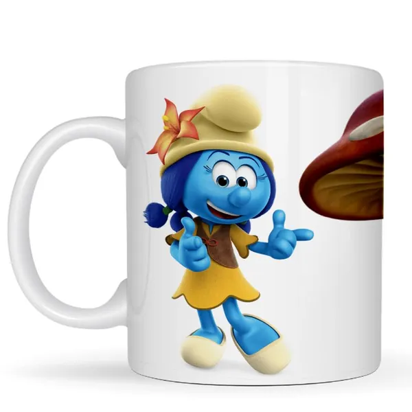 Multicolor_Printed_Smurfs_Ceramic_Mugs__Ideal_For_Gifts_And_Home