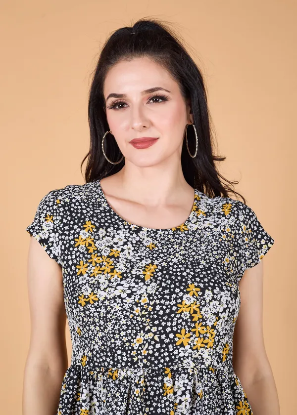 Black_Premium_Floral_Printed_Dress_For_Women