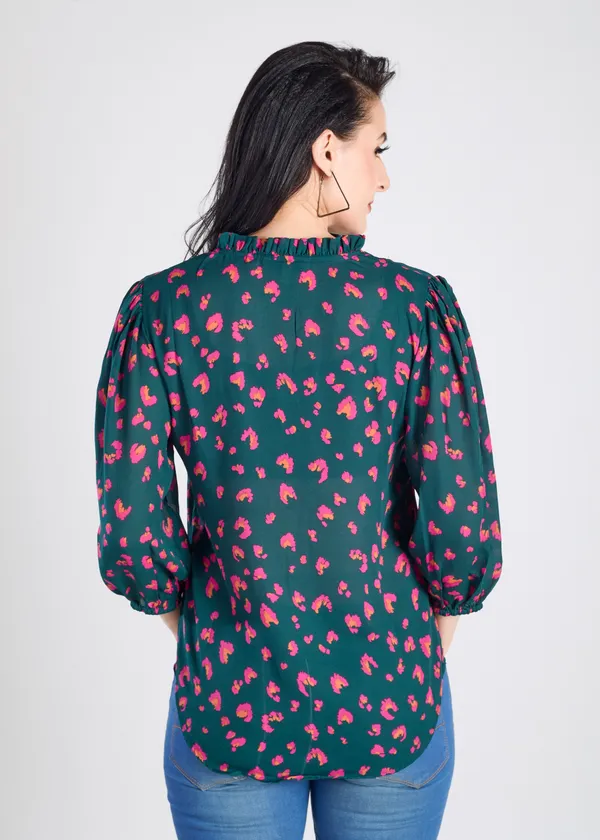 Green_Premium_Abstract_Printed_Top_For_Women