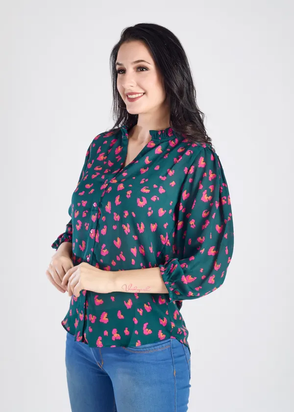 Green_Premium_Abstract_Printed_Top_For_Women