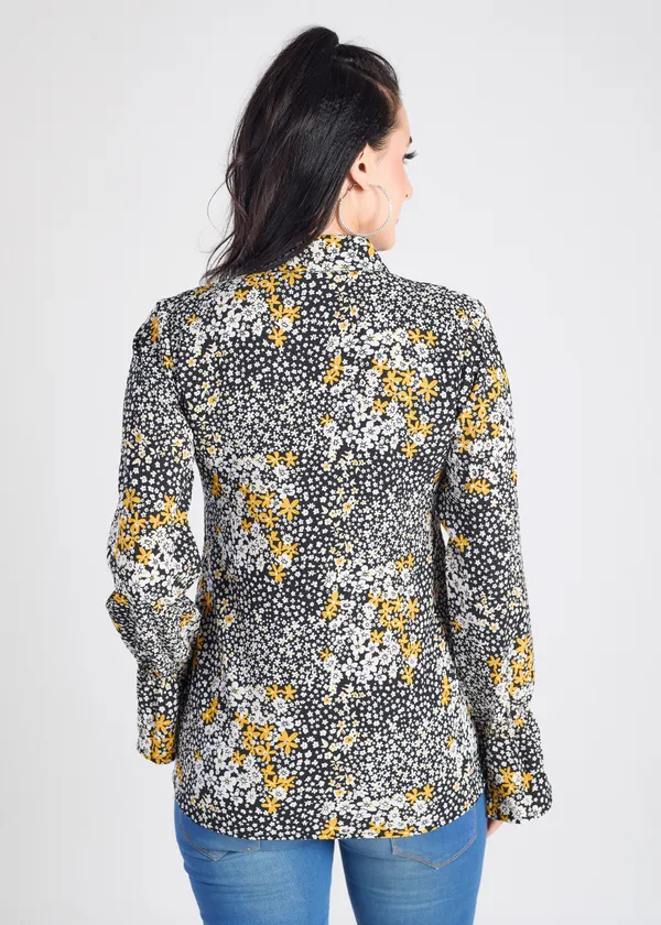Black_Premium_Floral_Printed_Top_For_Women