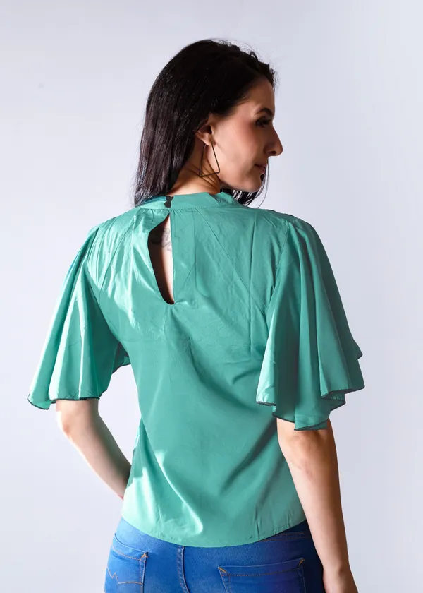 Sea_Green_Premium_Embroidered_Top_For_Women