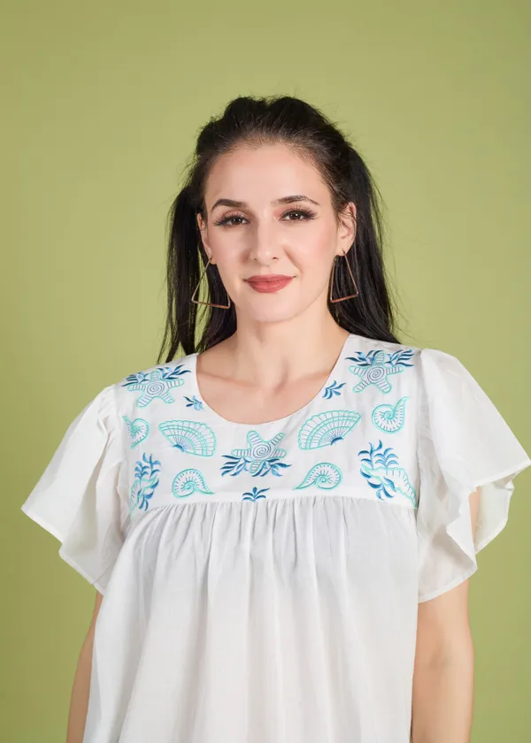 White_Embroidered_Dress_For_Women