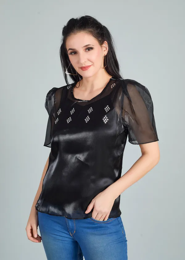 Black_Premium_Embellished_Solid_Top_For_Women