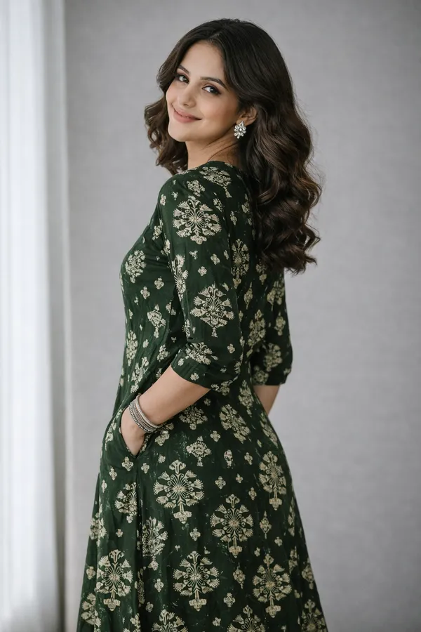 Green_Elegant_Rayon_Kurta