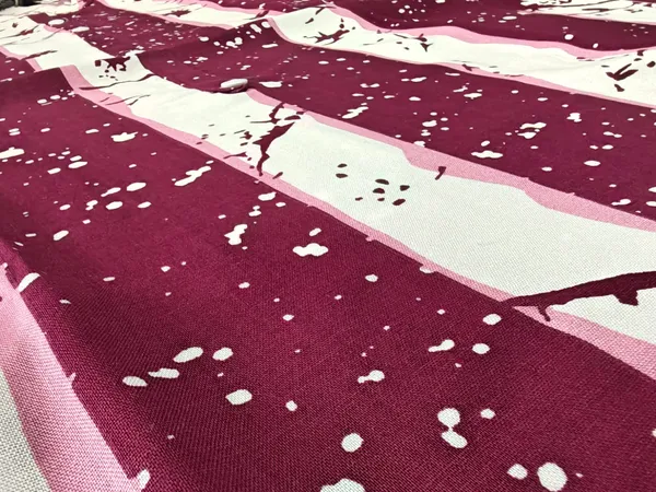 Maroon_and_White_line_Rayon_Top_only_