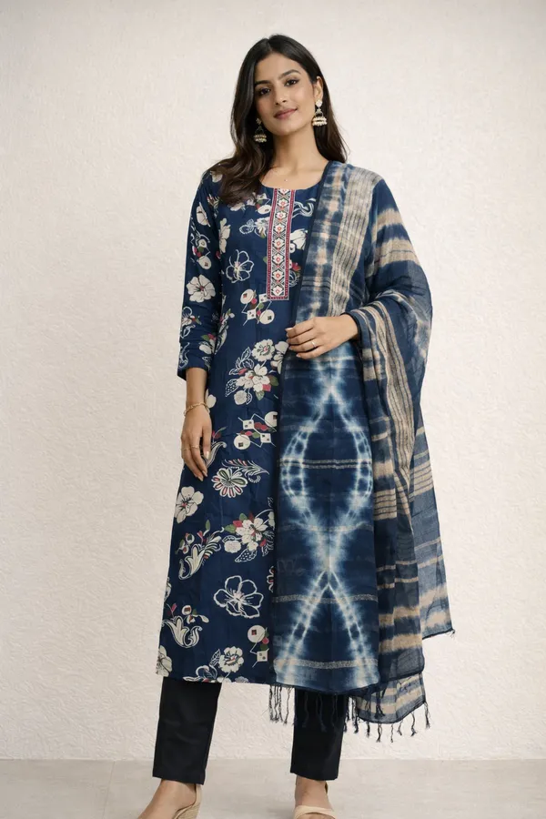 Tareefa_Vatican_Silk_Elegance__3_Piece_Suit_Set__Navy_Blue